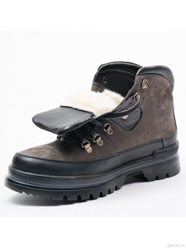 Dr.Spektor ботинки мужские зимние, с шипами на подошве Ш1427-Н/К_B448 фото
