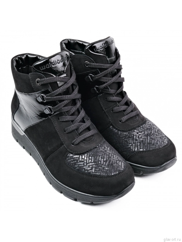Waldlaufer ботинки женские, 626K82-300001, черный 626K82-300001 фото