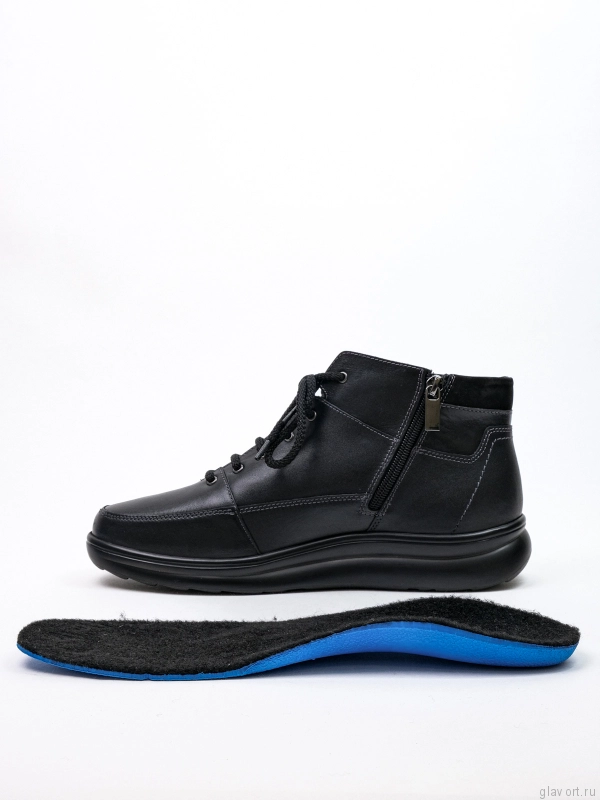 SursilOrtho ботинки мужские ортопедические, 221201, Черный 221201-41 фото