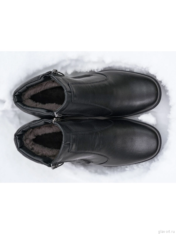 SursilOrtho ботинки мужские ортопедические, 190335-1, Черный 190335-1-43 фото