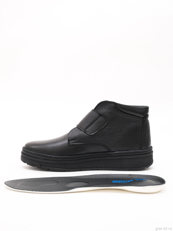 Ortmann Theo ботинки ортопедические мужские, черный оникс 15.18-41 фото