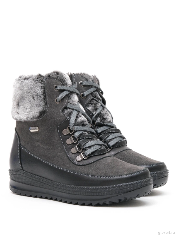 Dr.Spektor ботинки женские зимние, Серый Ш0447-В/К-38 фото