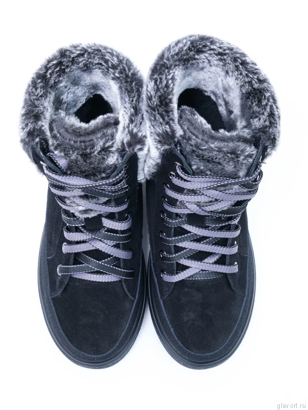 Dr.Spektor ботинки женские зимние, Черный Ш0547-З-38 фото
