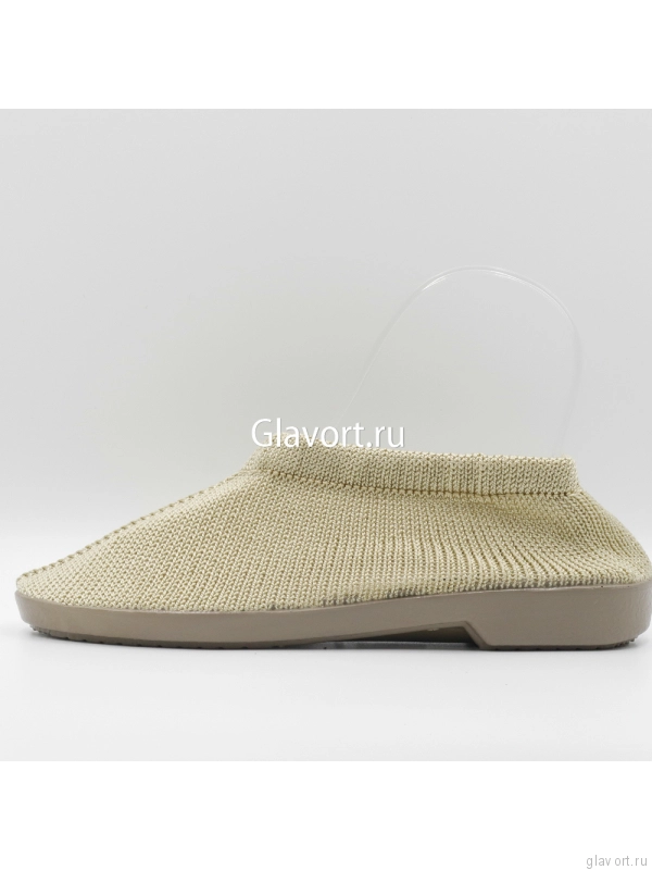 Тапочки-мокасины эластичные Nursing Care Lima, бежевый O104 фото