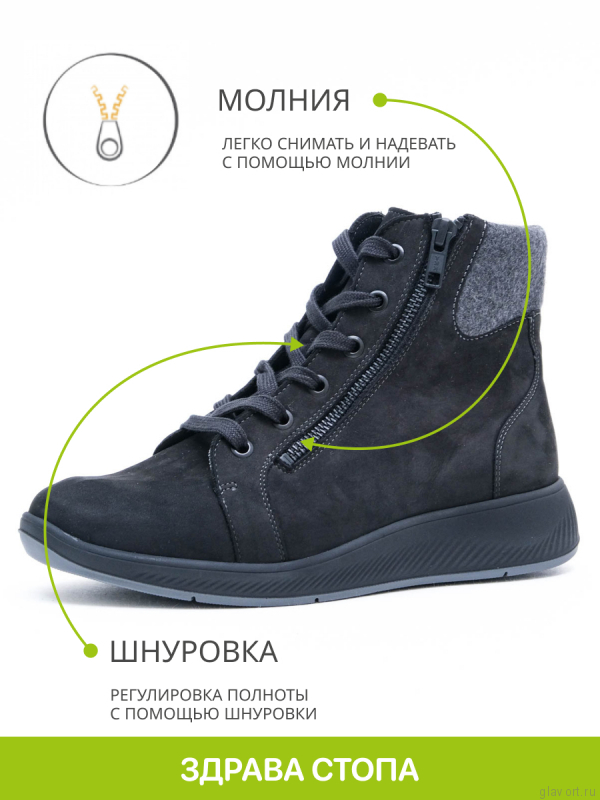 Solidus Kalea Stiefel ботинки женские зимние, черный 65018-K-01137-5 фото