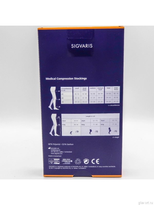 Компрессионные гольфы SIGVARIS Top Fine Select (2 класс) - для мужчин и для женщин TFS2 фото